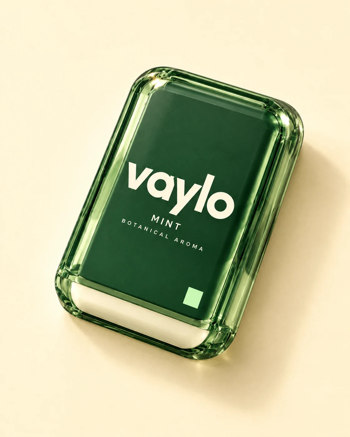 VAYLO Mint — angled view packaging concept