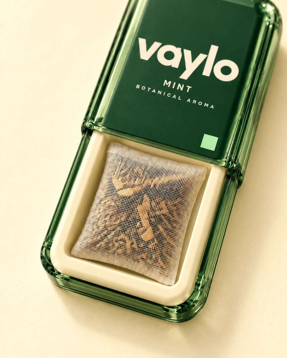 VAYLO Mint — inside detail packaging concept