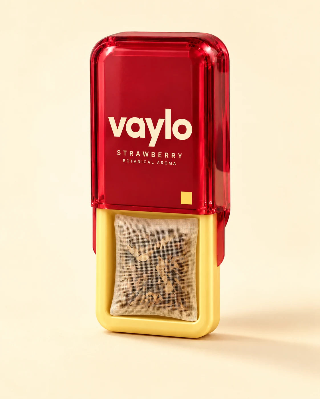 VAYLO Strawberry — slide open packaging concept